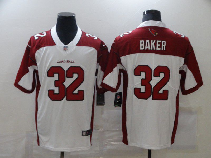 Men Arizona Cardinals #32 Baker White Nike Limited Vapor Untouchable NFL Jerseys->youth nfl jersey->Youth Jersey